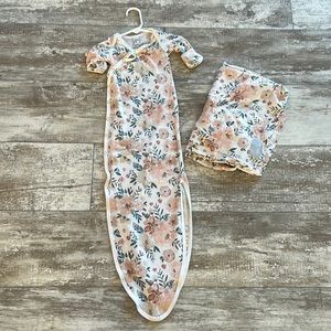 Copper Pearl Newborn Gown and Multi-Use Car Seat Nursing Cover